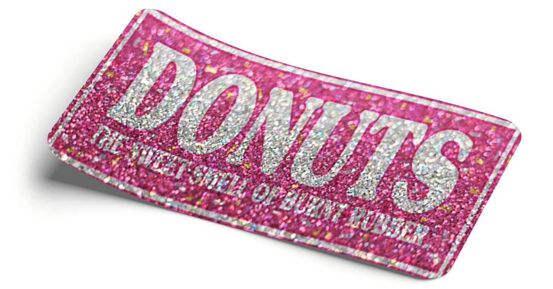 Donuts Silver Glitter - Strictly Static