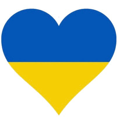 Samolepka Srdce Ukrajina zdarma 🇺🇦